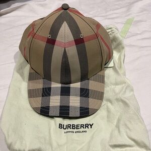 Burberry Giant Check Baseball Cap